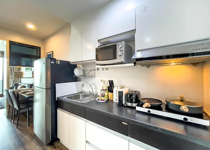 Downtown 65 Sqm - Ultra-wifi - Bts Ratchathewi Appartement